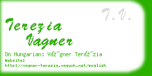 terezia vagner business card